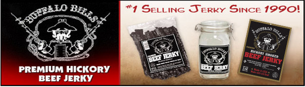 Buffalo Bills Premium Hickory Jerky - #1 Selling Beef Jerky Since 1990!