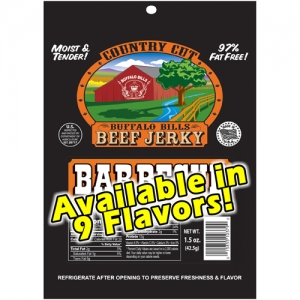 Buffalo Bills Country Cut Beef Jerky - 1.5oz Packs