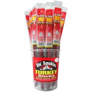 Buffalo Bills Turkey Ole' Smokies 1.25oz Wrapped - 24-Ct Tubs