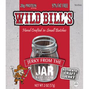 Wild Bill's Hickory Smoked Beef Jerky From The Jar Packs - 2oz