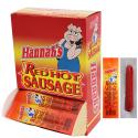 Hannah's Red Hot Pickled 0.7oz Sausages (With Pork) - 50-ct Box