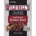 Wild Bill’s Smoked Beef Brisket Bites - 2.75oz Resealable Packs