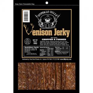 Buffalo Bills Venison Jerky 10oz Unwrapped 7" Strips - 20-Ct Bags